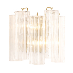 Бра с вертикальными стеклянными подвесками Hexagon Tube Light варинант исполнения - 3 | Loft Concept в Ульяновске