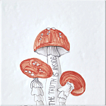 Плитка с узором Мухомор варинант исполнения - 2 | Loft Concept в Ульяновске