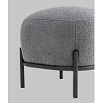 Пуф Стоун букле Fluffy темно-серый варинант исполнения - 2 | Loft Concept в Ульяновске