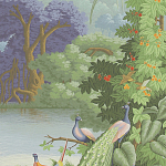 Обои ручная роспись Le Brésil Eden варинант исполнения - 2 | Loft Concept в Ульяновске