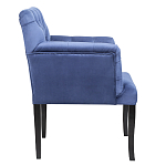 Кресло Addison Chic Armchair deep blue velour варинант исполнения - 2 | Loft Concept в Ульяновске