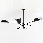 Потолочный светильник с подвижными плафонами Aracea Black Ceiling Lamp варинант исполнения - 3 | Loft Concept в Ульяновске