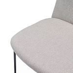 Стул мягкий светло-серый Chair Gray Runners варинант исполнения - 6 | Loft Concept в Ульяновске