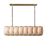 Люстра с абажуром из прямоугольных мраморных панелей Calling to Shine варинант исполнения - 7 | Loft Concept в Ульяновске