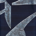 Обои ручная роспись в стиле Арт-деко Symphony Colourway SC-104 on Kyanite silk dupion варинант исполнения - 1 | Loft Concept в Ульяновске