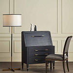 Торшер с тканевым абажуром в форме цилиндра Pinwheel Shape Base варинант исполнения - 5 | Loft Concept в Ульяновске