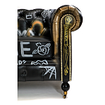 Диван в Лофт Честерфильд граффити из винтажной кожи GRAFFITI PARA Chesterfield варинант исполнения - 6 | Loft Concept в Ульяновске