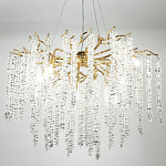 Люстра с декором в виде ветвей с хрустальными подвесками Fairytree Gold Crystal Chandelier 8 варинант исполнения - 5 | Loft Concept в Ульяновске