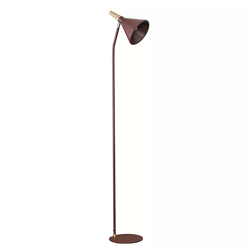 Торшер с конусообразным плафоном Plum Floor Lamp Сливовый Бежевый в Ульяновске | Loft Concept 