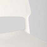 Пластиковый стул на ножках из массива бука Ferret White варинант исполнения - 9 | Loft Concept в Ульяновске