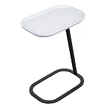 Столик приставной с прямоугольной серой столешницей Steel Stable Table варинант исполнения - 2 | Loft Concept в Ульяновске