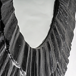 Зеркало в фактурной черной раме в современном стиле Black Maelstrom варинант исполнения - 3 | Loft Concept в Ульяновске