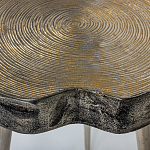 Металлический столик со столешницей в виде слеба Slabby варинант исполнения - 4 | Loft Concept в Ульяновске