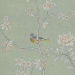 Обои ручная роспись Badminton Mercury Grey варинант исполнения - 3 | Loft Concept в Ульяновске