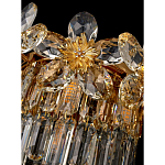 Бра с декоративными элементами в виде крупных хрустальных цветов Palace Gardens варинант исполнения - 3 | Loft Concept в Ульяновске