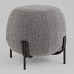 Пуф Флик ткань букле тёмно-серый варинант исполнения - 1 | Loft Concept в Ульяновске