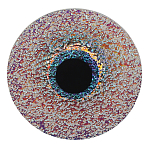 Бра круглое стеклянное с морозным эффектом Heterochromia варинант исполнения - 1 | Loft Concept в Ульяновске