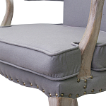 Кресло Aubrey Classical Armchair grey flax варинант исполнения - 4 | Loft Concept в Ульяновске