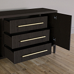 Буфет Primo с тремя ящиками и двумя фасадами Темный орех варинант исполнения - 4 | Loft Concept в Ульяновске