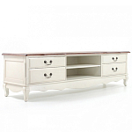 ТВ-тумба в стиле прованс из массива берёзы Interiors Romance варинант исполнения - 2 | Loft Concept в Ульяновске