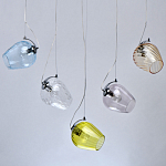 Люстра линейная с 5-ю разноцветными стеклянными плафонами Kaleido варинант исполнения - 4 | Loft Concept в Ульяновске