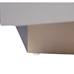 Комод со стеклянной столешницей и с выдвижными ящиками Minimalist Accent варинант исполнения - 6 | Loft Concept в Ульяновске