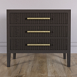 Тумба Primo  с тремя ящиками шпон темный орех варинант исполнения - 2 | Loft Concept в Ульяновске