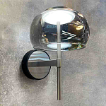 Бра с округлым прозрачным плафоном Blanton Light варинант исполнения - 4 | Loft Concept в Ульяновске