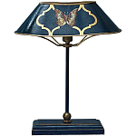 Настольная лампа с абажуром из металла Chinoiserie Butterfly Table Lamp Blue варинант исполнения - 1 | Loft Concept в Ульяновске