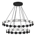 Люстра двухъярусная с круглыми светодиодными источниками света Maxine Light варинант исполнения - 3 | Loft Concept в Ульяновске