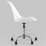 Офисный стул на металлическом основании EGGERY White пластик варинант исполнения - 3 | Loft Concept в Ульяновске