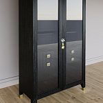 Дизайнерский шкаф витрина Elsa Dreams Black с 4-мя ящиками варинант исполнения - 2 | Loft Concept в Ульяновске