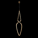 Подвесной светильник обрамленный элементами в виде кристаллов Smooth Shine варинант исполнения - 1 | Loft Concept в Ульяновске