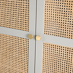 Шкаф с двумя дверцами из плетеного ротанга Tomio Wicker Furniture варинант исполнения - 7 | Loft Concept в Ульяновске