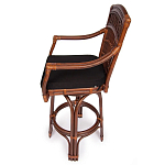 Барный стул из ротанга Eloise коричневый варинант исполнения - 3 | Loft Concept в Ульяновске