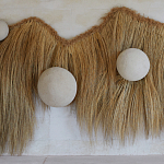 Большая дизайнерская Инсталляция из соломы RAFFIA Installation  варинант исполнения - 5 | Loft Concept в Ульяновске