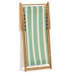 Шезлонг из акации и ткани Argentina варинант исполнения - 8 | Loft Concept в Ульяновске