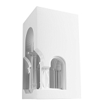 Встраиваемый в стену гипсовый светильник под покраску с арками и рельефными колоннами Antiquity Athena варинант исполнения - 4 | Loft Concept в Ульяновске