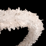 Люстра круглая с натуральным горным хрусталем Crystal Shimmer варинант исполнения - 5 | Loft Concept в Ульяновске