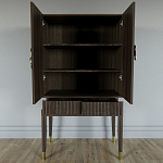 Кабинетный шкаф Elsa Dreams Walnut с 2-мя ящиками варинант исполнения - 4 | Loft Concept в Ульяновске