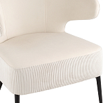 Современное мягкое кресло на металлических ножках Rakush Milk варинант исполнения - 6 | Loft Concept в Ульяновске