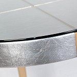 Столик журнальный серебристый с круглой столешницей Showing Refinement варинант исполнения - 1 | Loft Concept в Ульяновске