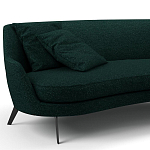 Мебельная ткань Шенилл темно-зеленый цвет 138 см T4-36 варинант исполнения - 5 | Loft Concept в Ульяновске