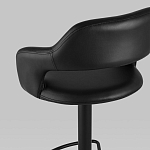 Барный стул черного цвета Strohach варинант исполнения - 6 | Loft Concept в Ульяновске