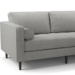 Мебельная ткань Шенилл серый цвет 138 см T4-29 варинант исполнения - 5 | Loft Concept в Ульяновске