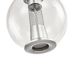Подвесной светильник с плафоном в форме шара Inner Gleam Orb silver варинант исполнения - 6 | Loft Concept в Ульяновске