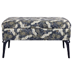 Банкетка с принтом из журавлей Crane варинант исполнения - 1 | Loft Concept в Ульяновске