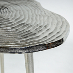 Металлический кофейный столик Puddle Silver варинант исполнения - 2 | Loft Concept в Ульяновске