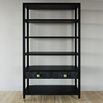 Стеллаж с двумя ящиками Elsa Dreams Black варинант исполнения - 4 | Loft Concept в Ульяновске