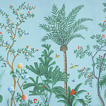 Обои ручная роспись Amazonia Duck Egg варинант исполнения - 3 | Loft Concept в Ульяновске